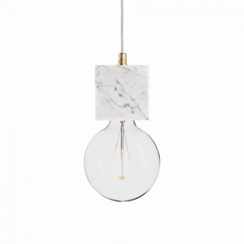 подвесной светильник marmor veldi bianco brass в Дзержинске