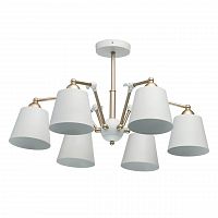 потолочная люстра mw-light таун 6 691011906 белая в Дзержинске