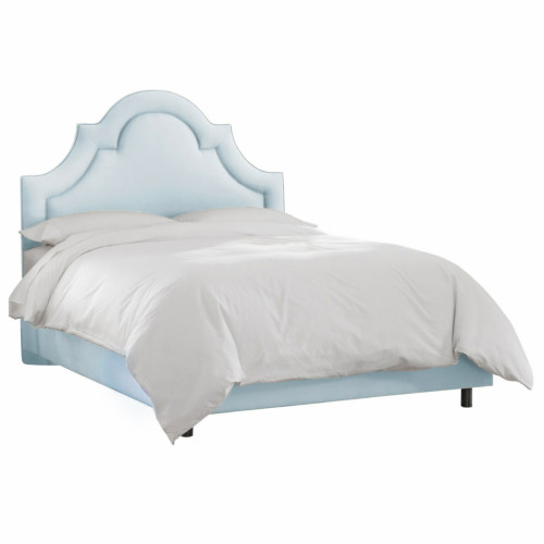 кровать двуспальная 180х200 голубая kennedy french blue в Дзержинске