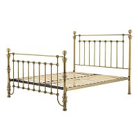 кованая двуспальная кровать 180х200 золотая blaine в Дзержинске
