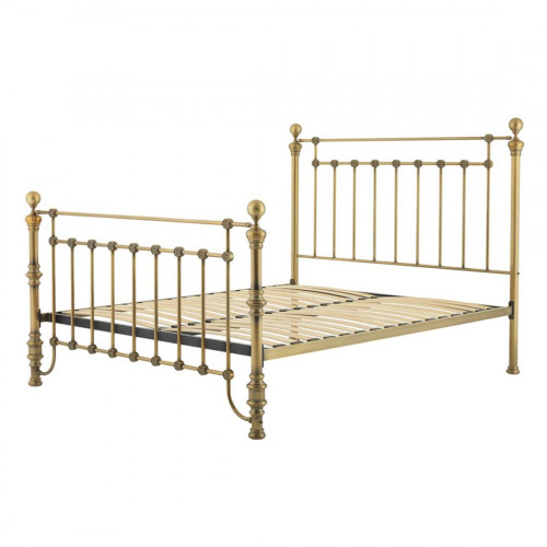 кованая двуспальная кровать 180х200 золотая blaine в Дзержинске