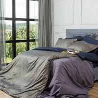 комплект постельного белья decoflux сатин 1.5 спальный twist dark в Дзержинске