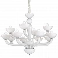 люстра дизайнерская ideal lux casanova белая, хром в Дзержинске
