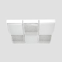 потолочный светодиодный светильник ambrella light orbital crystal sand fs1510 wh/sd 144w d540*540 в Дзержинске