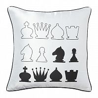 подушка с шахматами chess white в Дзержинске