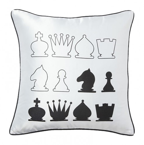 подушка с шахматами chess white в Дзержинске