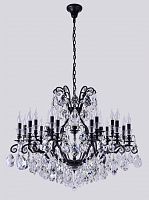 подвесная люстра crystal lux magnifico sp19 black/transparent черная в Дзержинске
