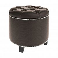 пуф круглый modena brown коричневый в Дзержинске