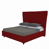 кровать двуспальная 180х200 красная из велюра quicksand в Дзержинске