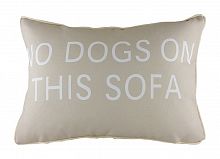 подушка с надписью no dogs on this sofa в Дзержинске