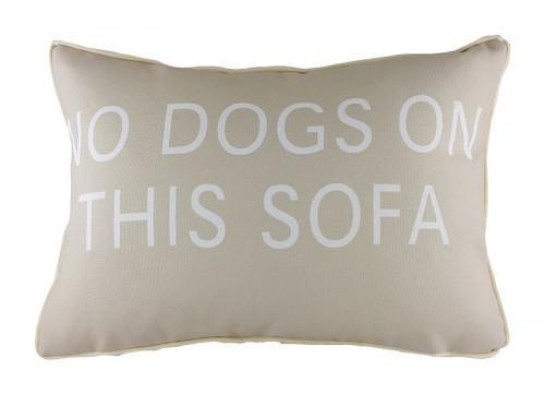 подушка с надписью no dogs on this sofa в Дзержинске