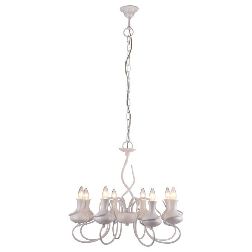 подвесная люстра arte lamp vaso a6819lm-8wh в Дзержинске