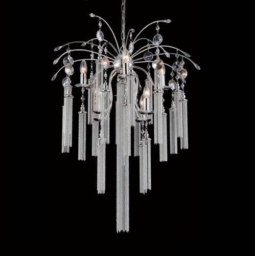 подвесная люстра crystal lux ethno sp8 хром в Дзержинске