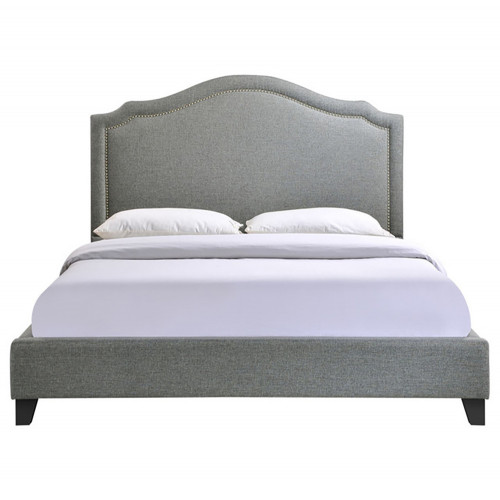 кровать двуспальная 180х200 серая cassis upholstered в Дзержинске