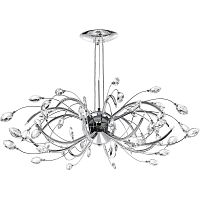 подвесная люстра lightstar tenalia 747164 хром в Дзержинске