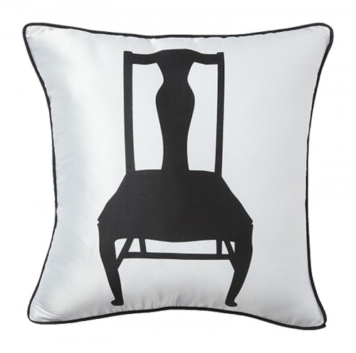 подушка с изображением стула chair white в Дзержинске
