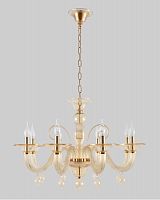 подвесная люстра crystal lux caetano sp-pl8 amber в Дзержинске