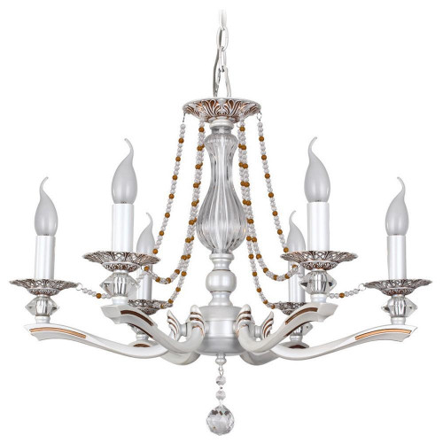 подвесная люстра idlamp eloisa 259/6-whiteplatina в Дзержинске