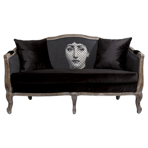 диван «вуаль» fornasetti прямой черный в Дзержинске