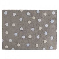 ковер tricolor polka dots серый голубой в Дзержинске