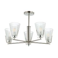 потолочная люстра lumion janna 4409/5c матовый никель, белая в Дзержинске
