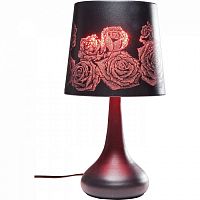 лампа настольная rose мультиколор с рисунком розы в Дзержинске