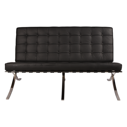 диван barcelona style loveseat sofa прямой черный в Дзержинске