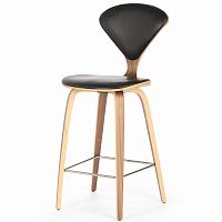 барный стул cherner с обивкой черный в Дзержинске