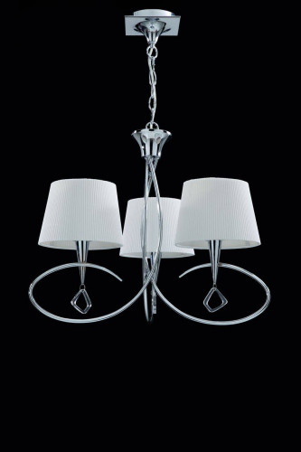 подвесная люстра mantra mara chrome - white 1640 в Дзержинске