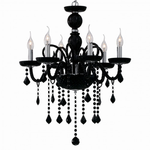 подвесная люстра ideal lux giudecca sp6 nero в Дзержинске