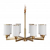 люстра brch9040-8 от delight collection белая/золото в Дзержинске