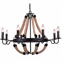 подвесная люстра arte lamp marsiglia a8956lm-8bk в Дзержинске