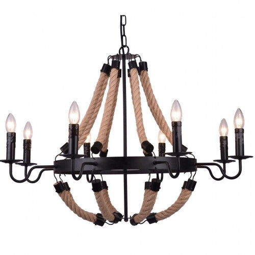 подвесная люстра arte lamp marsiglia a8956lm-8bk в Дзержинске