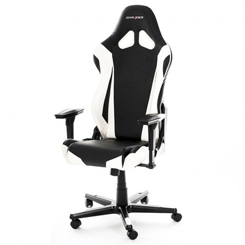 кресло геймерское dxracer racing черно-белое в Дзержинске