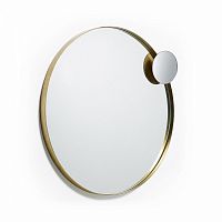 зеркало круглое золотое с дополнительным стеклом диаметр 76 см big ommy от la forma (ex julia grup) в Дзержинске