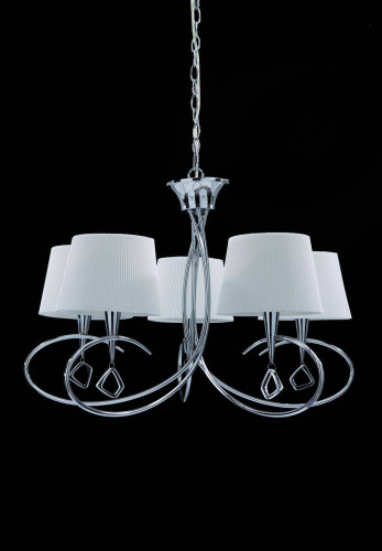 подвесная люстра mantra mara chrome - white 1641 в Дзержинске