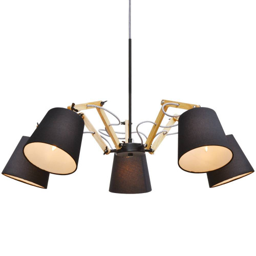 подвесная люстра arte lamp pinoccio a5700lm-5bk в Дзержинске