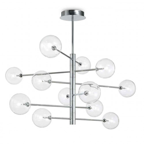 подвесная люстра ideal lux equinoxe sp12 cromo в Дзержинске