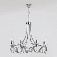 подвесная люстра eurosvet adelia 60064/8 хром в Дзержинске