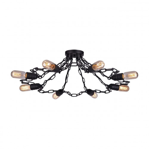 потолочная люстра arte lamp a9344pl-8bk в Дзержинске
