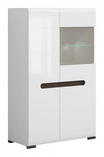 шкаф-витрина для посуды black red white ацтека reg1w1d/14/9 в Дзержинске