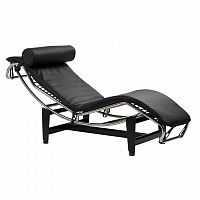 шезлонг chaise longue lc4 черный в Дзержинске