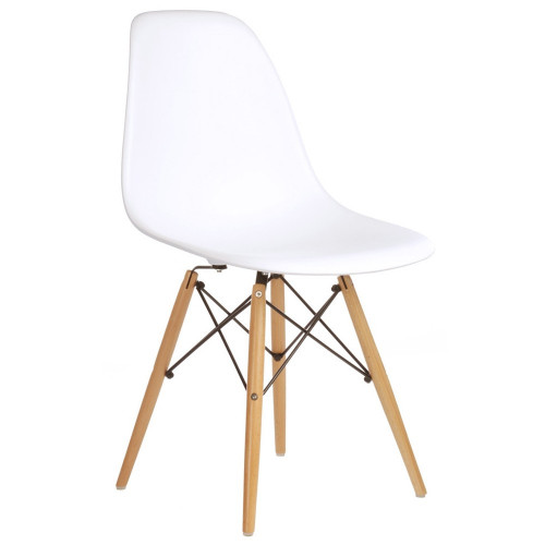 стул деревянный pc-015 белый (eames style) в Дзержинске