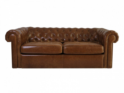 диван chesterfield прямой коричневый в Дзержинске