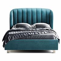 кровать двуспальная 160х200 бирюзовая tulip в Дзержинске