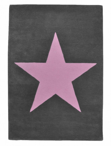 ковер wool star темно-серый-розовый в Дзержинске