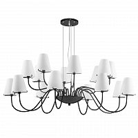 подвесная люстра lightstar diafano 758167 черная в Дзержинске