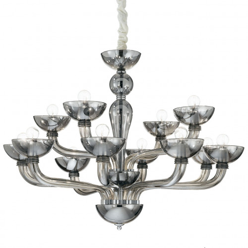 подвесная люстра ideal lux casanova sp12 fume в Дзержинске