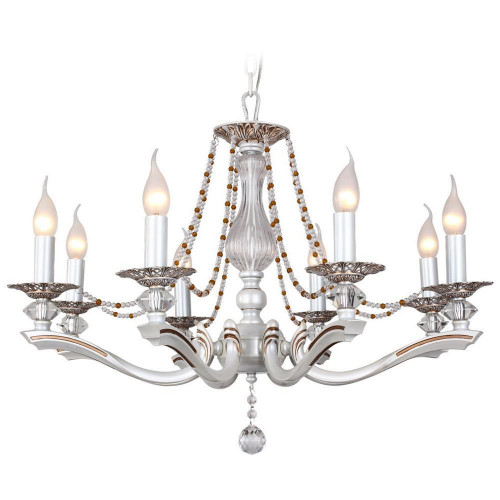подвесная люстра idlamp eloisa 259/8-whiteplatina в Дзержинске