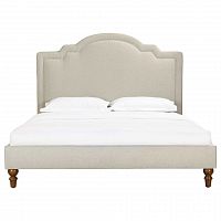 кровать двуспальная 120х200 бежевая cassis upholstered в Дзержинске